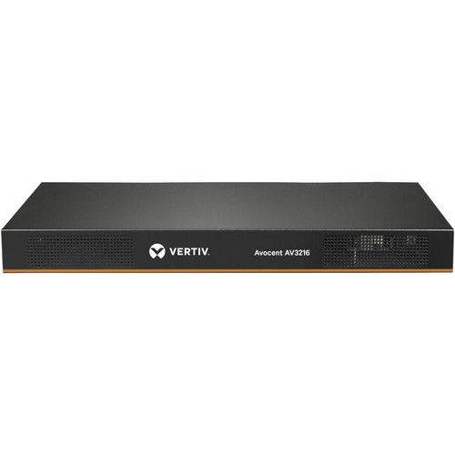 Vertiv Avocent AV3000 KVM Over IP Switch | 16 port KVM | VGA Cable (AV3216-400) - KVM over IP | Rackmount | 8 to 16 port | CAC | User (Fleet Network)