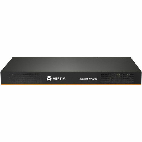 Vertiv Avocent AV3000 KVM Over IP Switch  16 port KVM  VGA Cable AV3216-400 - KVM over IP  Rackmount  8 to 16 port  CAC  User AV3216-400