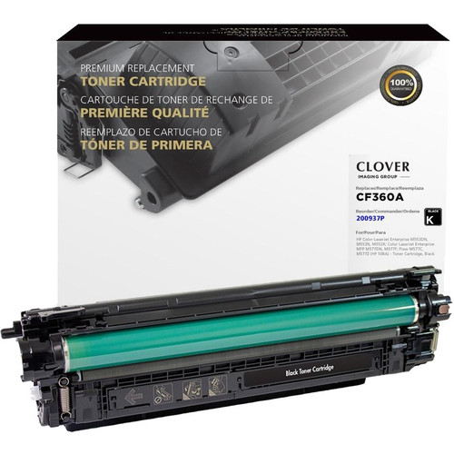 Clover Technologies Remanufactured Laser Toner Cartridge - Alternative for HP 508A (CF360A) - Black Pack - 6000 Pages (Fleet Network)