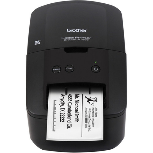 Brother QL-600 Desktop Direct Thermal Printer - Monochrome - Label Print - USB - 240 Print Width - 71 mms Mono - 300 x 600 dpi - x QL600