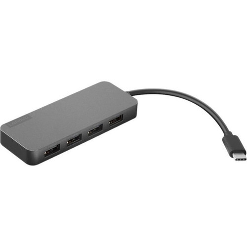 Lenovo USB-C to 4 Port USB-A Hub - USB Type C - External - 4 USB Ports - 4 USB 30 Ports 4X90X21427