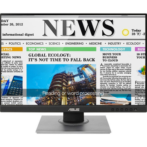 Asus ProArt PA248QV 241 WUXGA LCD Monitor - 1610 - Black - 2400 60960 mm Class - In-plane Switching IPS Technology - LED - x PA248QV