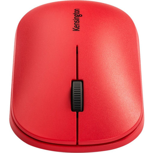 Kensington SureTrack Dual Wireless Mouse - Optical - Wireless - BluetoothRadio Frequency - 240 GHz - Red - 1 Pack - USB 20 - 4000 - K75352WW