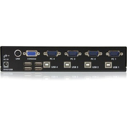 StarTechcom_StarView_SV431USB_-_KVM_switch_-_USB_-_4_ports_-_1_local_user_-_USB_-_1U_-_4_Port_-_1U_-_Rack-mountable_SV431USB