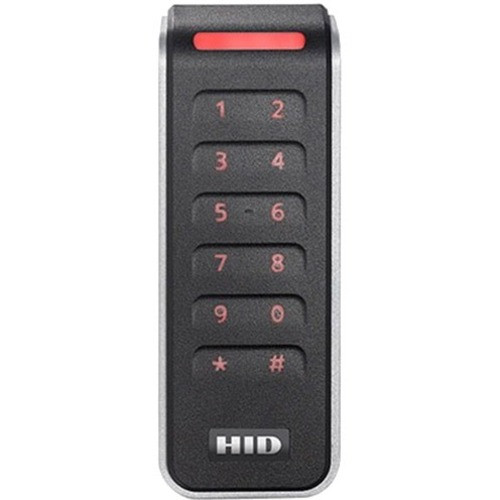 HID Signo 20K Card Reader/Keypad Access Device - Black, Silver Door - Key Code, Proximity - 3.94" (100 mm) Operating Range - Bluetooth (Fleet Network)