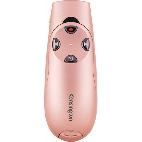 Kensington Presenter Expert Wireless with Red Laser - Rose Gold - Wireless - Radio Frequency - 240 GHz - Rose Gold - USB - 6 K75772WW