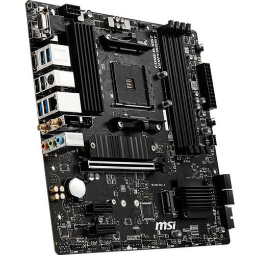 MSI B550M PRO-VDH WIFI Desktop Motherboard - AMD B550 Chipset - Socket AM4 - Micro ATX - 128 GB DDR4 SDRAM Maximum RAM - DIMM UDIMM - B550MPVDHWIFI