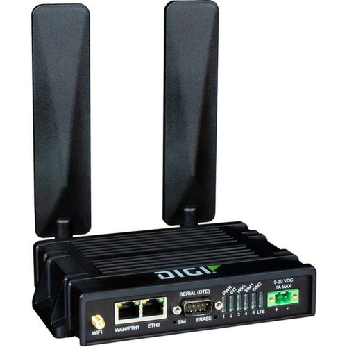 Digi IX20 Wi-Fi 5 IEEE 80211ac 2 SIM Cellular Ethernet ModemWireless Router - 4G - GSM 850 GSM 900 GSM 1800 GSM 1900 - EDGE LTE IX20-WAG4