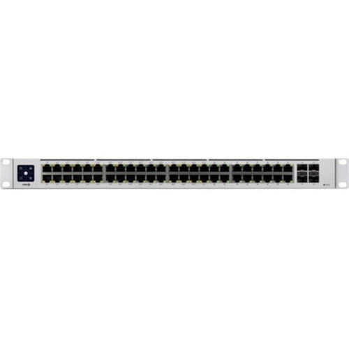 Ubiquiti UniFi USW-48-PoE Ethernet Switch - 48 Ports - Manageable - 2 Layer Supported - Modular - 4 SFP Slots - 45 W Power Consumption USW-48-POE