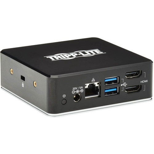 Tripp Lite U442-DOCK20-B Docking Station - for Notebook/Tablet/Smartphone - 85 W - USB Type C - 4 x USB Ports - USB Type-C - Network - (Fleet Network)