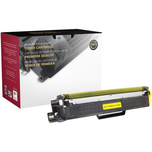 Clover Technologies Remanufactured High Yield Laser Toner Cartridge - Alternative for Brother TN227, TN227Y - Yellow Pack - 2300 Pages (Fleet Network)
