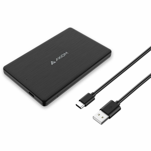 Axiom 500 GB Portable Solid State Drive - 2.5" External - SATA (SATA/600) - Black - Desktop PC Device Supported - USB 3.1 (Gen 1) Type (Fleet Network)