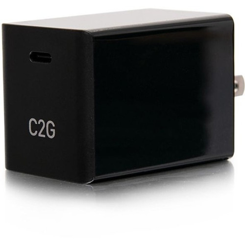 C2G USB C Power Adapter - 60W - USB C Wall Charger - 60 W - 20 V DC/3 A Output - Black (Fleet Network)