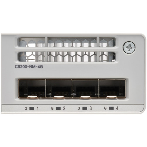 Cisco Catalyst C9200-NM-4G Expansion Module - For Data NetworkingGigabit Ethernet - 1000Base-X - 4 x Expansion Slots (Fleet Network)