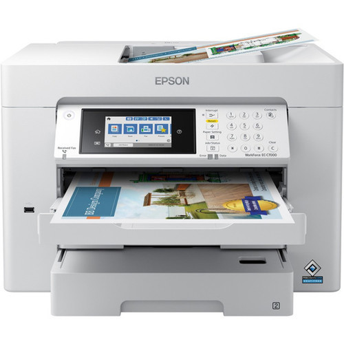 Epson WorkForce EC-C7000 Inkjet Multifunction Printer - Color - For Plain Paper Print C11CH67202