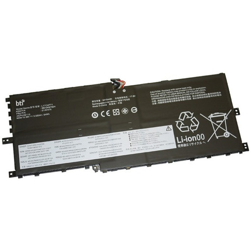 BTI Battery - For Notebook - Battery Rechargeable - 3520 mAh - 54 Wh - 15.36 V DC (Fleet Network)