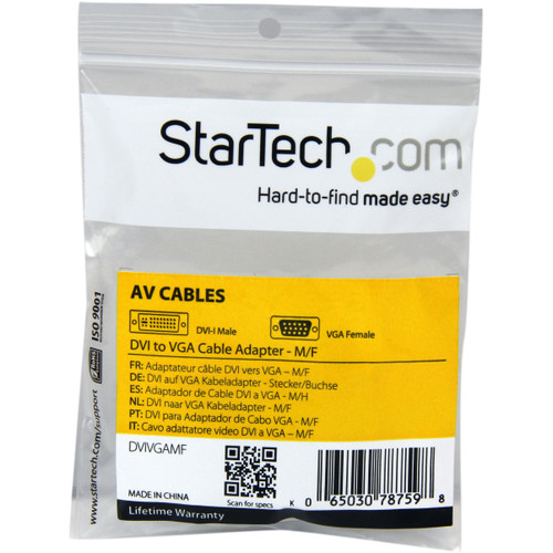 StarTechcom_Display_adapter_-_DVI-I_M_-_HD-15_F_-_1_Pack_-_1_x_HD-15_Female_-_1_x_DVI-I_Male_Video_DVIVGAMF