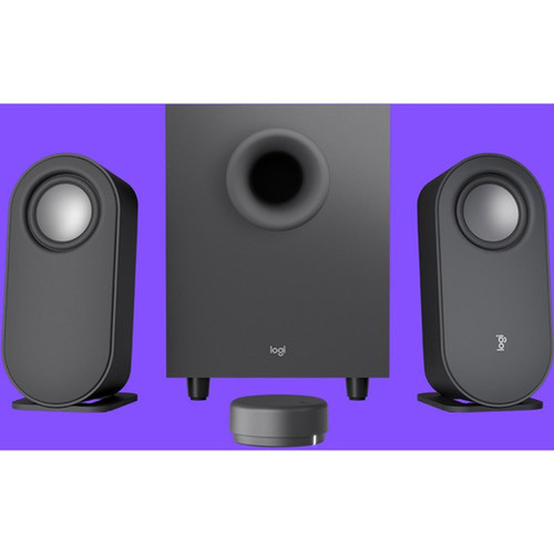 Logitech Z407 Bluetooth Speaker System - 40 W RMS - Black - Desktop - USB 980-001347