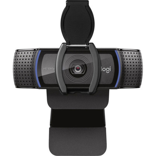 Logitech C920e Webcam - 3 Megapixel - 30 fps - USB Type A - TAA Compliant - 1920 x 1080 Video - Auto-focus - 78deg Angle - - Monitor 960-001384