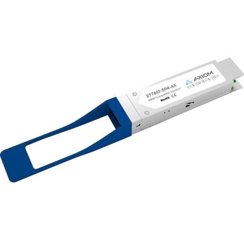 Axiom 100GBASE-SR4 QSFP28 Transceiver for Edge-Core - QSFP-100GBASE-SR4 - For Optical Network, Data Networking - 1 x 100GBase-SR4 - - (Fleet Network)