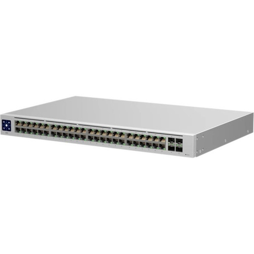 Ubiquiti UniFi Switch 48 - 48 Ports - Manageable - 2 Layer Supported - Modular - 4 SFP Slots - Optical Fiber, Twisted Pair - 2 Year (Fleet Network)