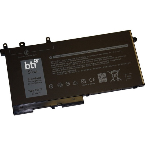 BTI Battery - For Notebook - Battery Rechargeable - 4254 mAh - 51 Wh - 11.4 V DC (Fleet Network)