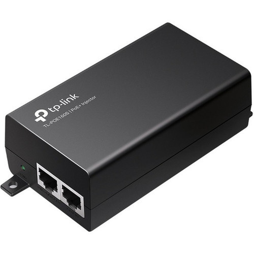 TP-Link PoE Injector - 120 V AC 230 V AC Input - 1 x 101001000Base-T Input Ports - 1 x 101001000Base-T Output Ports - 30 W - TL-POE160S