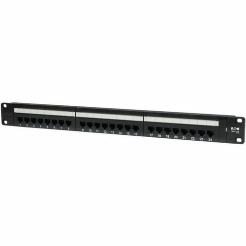 Tripp_Lite_24-Port_Cat5e_Cat5_Rackmount_Patch_Panel_568B_110_Punch_1URM_-_24_x_RJ-45_N052-024