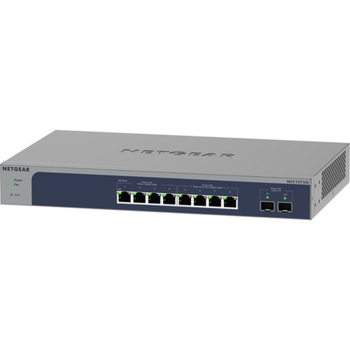 Netgear MS510TXM Ethernet Switch - 8 Ports - Manageable - 3 Layer Supported - Modular - 47 W Power Consumption - Twisted Pair Optical MS510TXM-100NAS