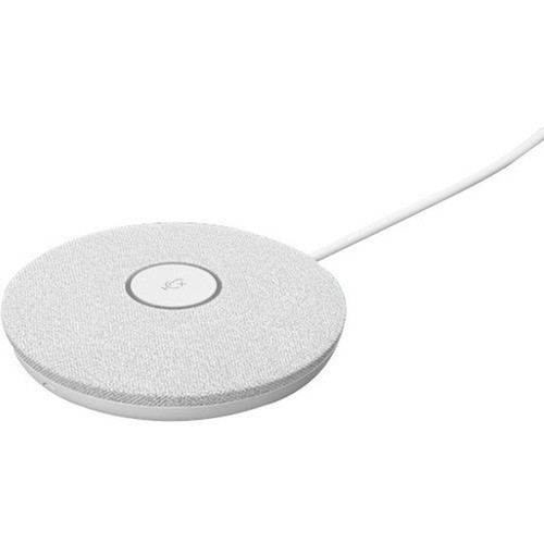 Logitech Wired Microphone - White - 96 ft - 90 Hz to 16 kHz -27 dB - Omni-directional - USB 952-000038
