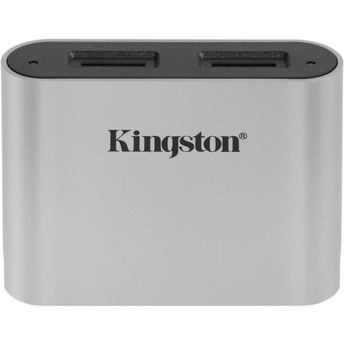 Kingston USB32 Gen1 Workflow Dual-Slot microSDHCSDXC UHS-II Card Reader - microSDHC microSDXC - USB 32 Gen 1 Type CExternal WFS-SDC