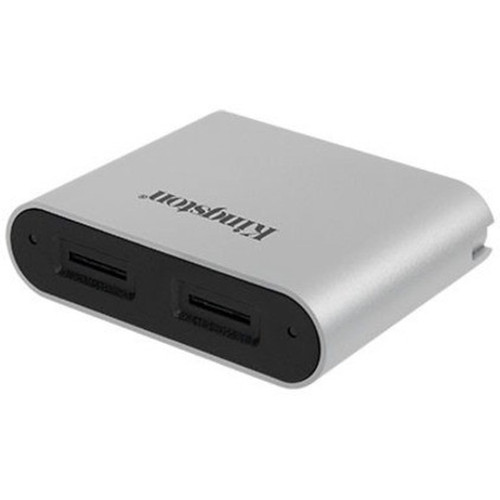 Kingston USB32 Gen1 Workflow Dual-Slot microSDHCSDXC UHS-II Card Reader - microSDHC microSDXC - USB 32 Gen 1 Type CExternal WFS-SDC