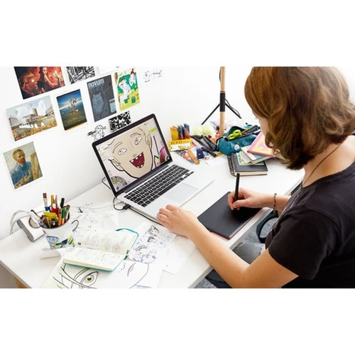 Wacom Small Pen Tablet - Graphics Tablet - 598 152 mm x 374 95 mm - 2540 lpi Cable - 2048 Pressure Level - Pen - PC Mac - CTL472K1A
