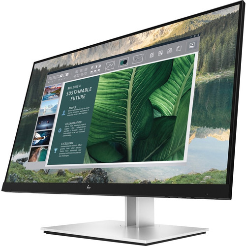 HP E24u G4 23.8" Full HD LCD Monitor - 16:9 - Black, Silver - 24.00" (609.60 mm) Class - In-plane Switching (IPS) Technology - 1920 x (Fleet Network)