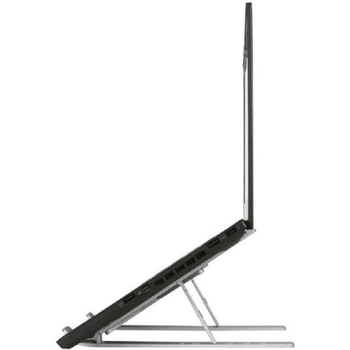 Targus Portable Ergonomic LaptopTablet Stand - Up to 156 Screen Support - Portable - Aluminum - Silver AWE810GL