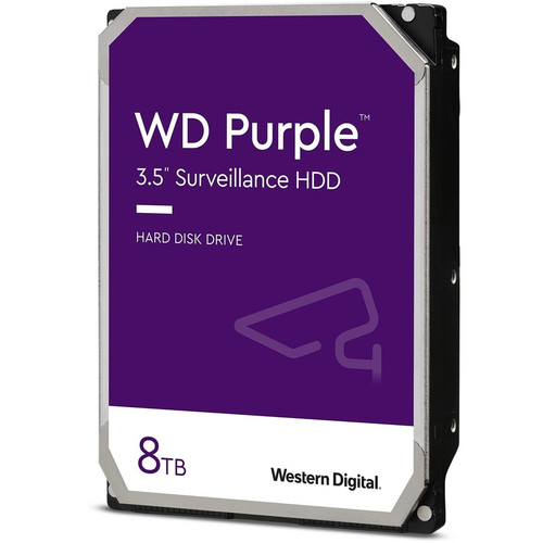 Western Digital Purple WD84PURZ 8 TB Hard Drive - 3.5" Internal - SATA (SATA/600) - Conventional Magnetic Recording (CMR) Method - - - (Fleet Network)