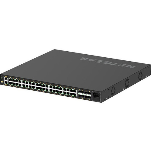 Netgear M4250-40G8F-PoE+ AV Line Managed Switch - 40 Ports - Manageable - 3 Layer Supported - Modular - 8 SFP Slots - 59.50 W Power - (Fleet Network)