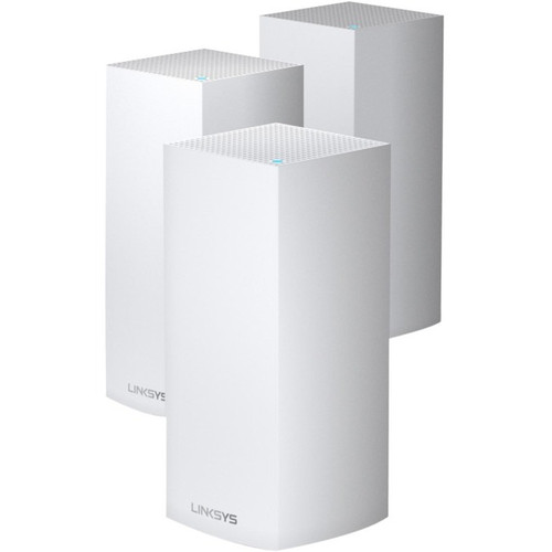 Linksys Velop MX12600 Wi-Fi 6 IEEE 802.11ax Ethernet Wireless Router - Tri Band - 2.40 GHz ISM Band - 5 GHz UNII Band - 525 MB/s Speed (Fleet Network)