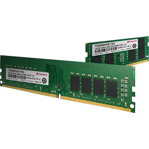 Transcend JetRAM 8GB DDR4 SDRAM Memory Module - For Desktop PC - 8 GB - DDR4-3200PC4-25600 DDR4 SDRAM - 3200 MHz - CL22 - 120 V - - JM3200HSG-8G