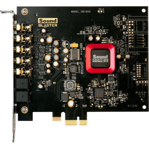 Creative High-performance PCI-e Gaming and Entertainment Sound Card and DAC - 24 bit DAC Data Width - 51 Sound Channels - Internal - 70SB150000004