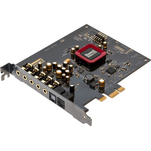 Creative High-performance PCI-e Gaming and Entertainment Sound Card and DAC - 24 bit DAC Data Width - 51 Sound Channels - Internal - 70SB150000004
