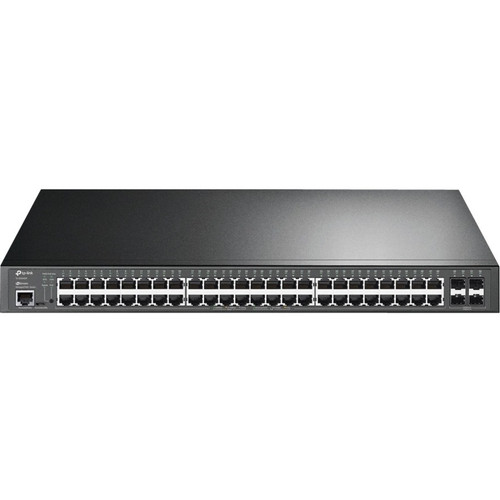 TP-Link JetStream TL-SG3452P Ethernet Switch - 48 Ports - Manageable - 3 Layer Supported - Modular - 4 SFP Slots - 52.50 W Power - 384 (Fleet Network)