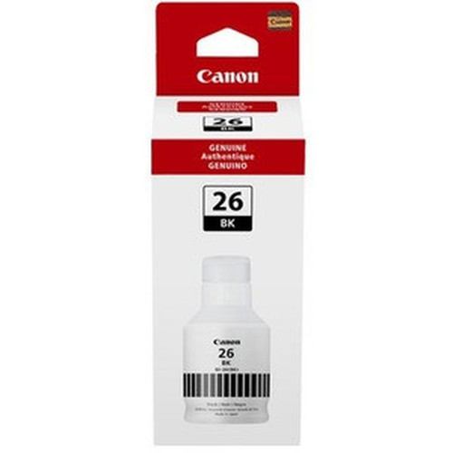 Canon GI-26 Pigment Black Ink Bottle - Inkjet - Pigment Black - 6000 Pages - High Yield - 1 4409C001