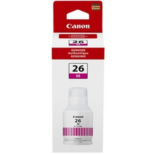 Canon GI-26 Pigment Magenta Ink Bottle - Inkjet - Pigment Magenta - 14000 Pages - 132 mL - High Yield - 1 4422C001