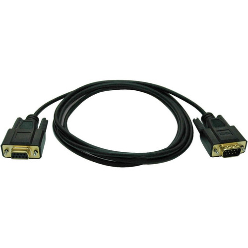Tripp Lite 6ft Null Modem Serial DB9 RS232 Cable Adapter Gold M/F 6' - DB-9 Male - DB-9 Female - 1.83m (Fleet Network)