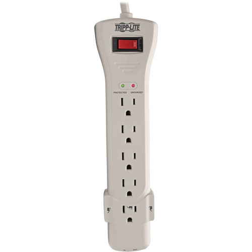 Tripp Lite Protect It! Seven-Outlet Surge Suppressor - 7 x NEMA 5-15R - 1.80 kVA - 2520 J - 120 V AC Input - 120 V AC Output (Fleet Network)