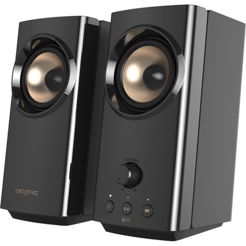 Creative T60 20 Bluetooth Speaker System - 30 W RMS - Black - Desktop - 50 Hz to 20 kHz 51MF1705AA000