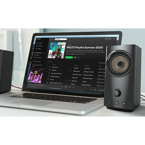 Creative T60 20 Bluetooth Speaker System - 30 W RMS - Black - Desktop - 50 Hz to 20 kHz 51MF1705AA000