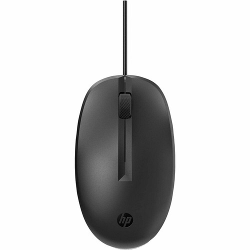 HP 125 Wired Mouse - Optical - Cable - 1 Pack - USB - 1200 dpi - Scroll Wheel (Fleet Network)