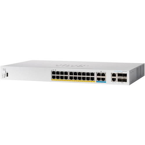 Cisco Business CBS350-24S-4G Ethernet Switch - 2 Ports - Manageable - 3 Layer Supported - Modular - 28 SFP Slots - 34.30 W Power - - - (Fleet Network)